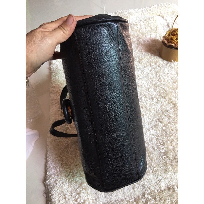 Túi si hiệu y hình da thật