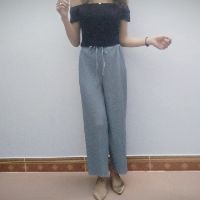 Quần ống rộng hàng dày dặn