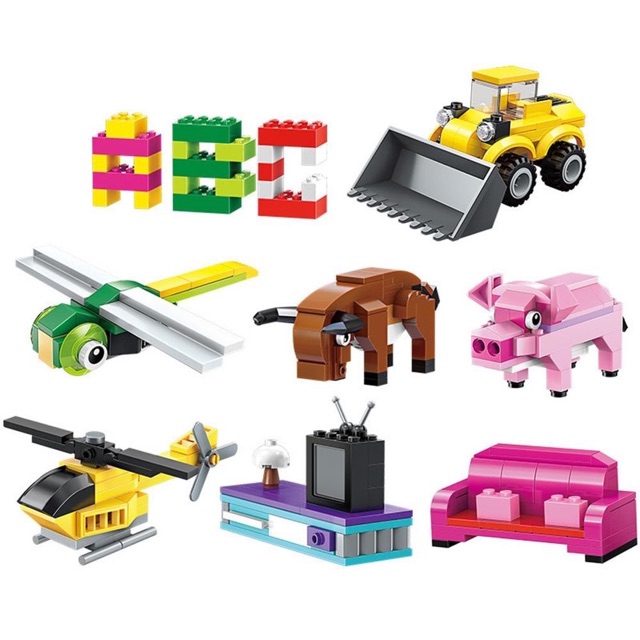 Đồ Chơi Lego Cho Bé Lắp Ráp Xếp Hình 460 Chi Tiết