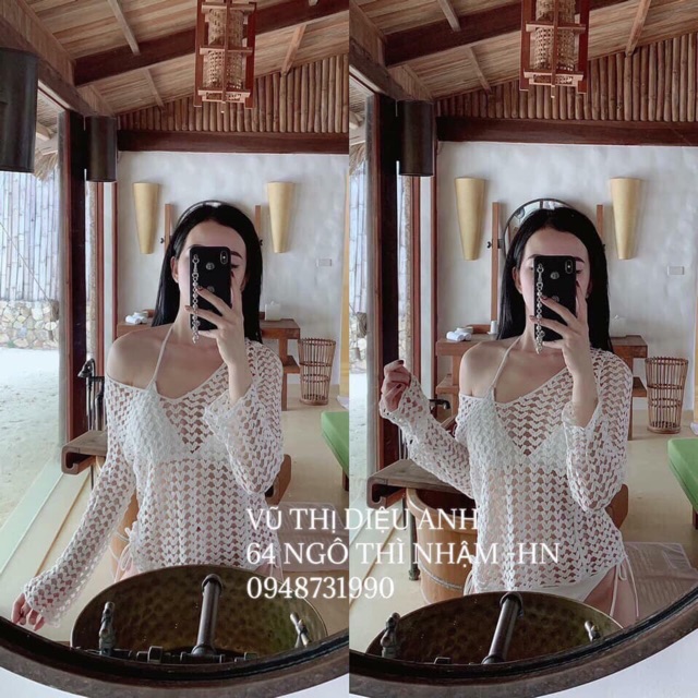Áo lưới đi biển( ảnh+ video)