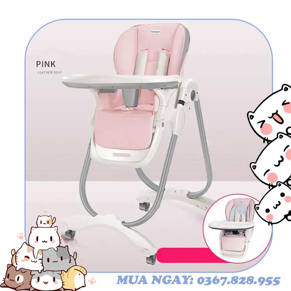 Ghế ăn dặm cao cấp đa chức năng Newber