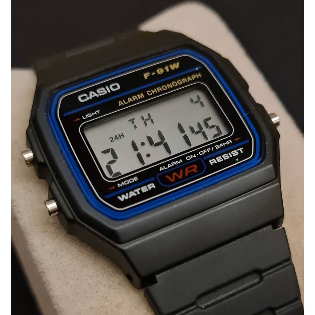 Đồng hồ Casio Nam F-91W chính hãng giá rẻ, thay Pin trọn đời