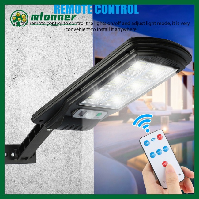 Đèn Led 240 SMD Gắn Tường Cảm Biến Chuyển Động Sử Dụng Năng Lượng Mặt Trời Chống Nước Ip67 Kèm Điều Khiển Từ Xa