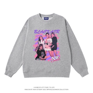 Áo sweater BLACKPINK basic năng động dễ phối đồ