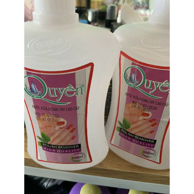 Nước rửa móng Quyên 500ml