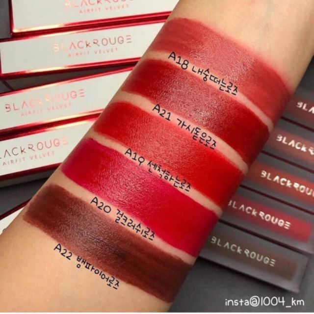 [Ver 4] Son Kem Lì Black Rouge Air Fit Velvet Tint | Thế Giới Skin Care