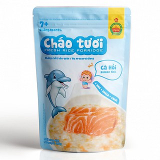 Cháo Tươi Cá Hồi Cây Thị