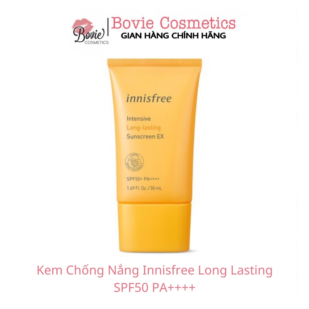 Kem Chống Nắng Innisfree Intensive Sunscreen Long Lasting Sunscreen EX SPF50+ PA++++ -