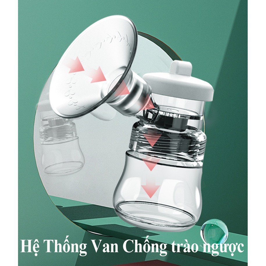 【CHÍNH HÃNG】Máy hút sữa điện đôi Electric , 9 cấp lực hút không đau，Với pin lithium có thể sạc lại.