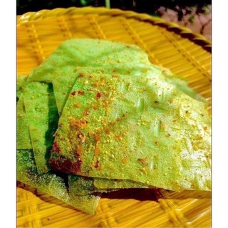 Bánh tráng lá dứa phô mai