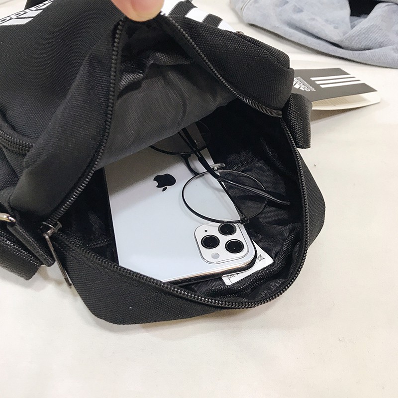 Túi Đeo Chéo Chống Thấm Nước Họa Tiết Adidas Đơn Giản Thời Trang Cho Nam