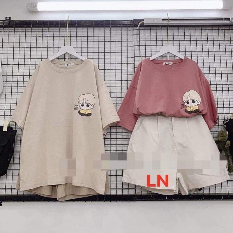 Áo phông logo cậu bé tóc vàng TH6