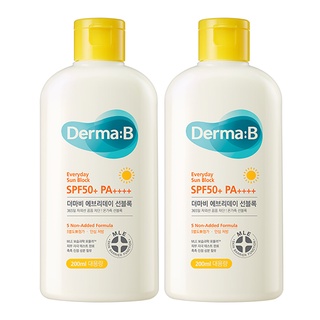 Kem chống nắng toàn thân derma-b everyday sun block spf50+ pa++++ 200ml