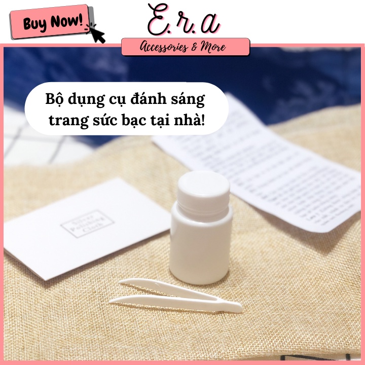 Set Đánh Sáng Trang Sức ERASHOP 078819 - Bộ Dụng Cụ Rửa Sáng Bạc Tại Nhà, Phù Hợp Đánh Bạc 925 Siêu Tiện Lợi