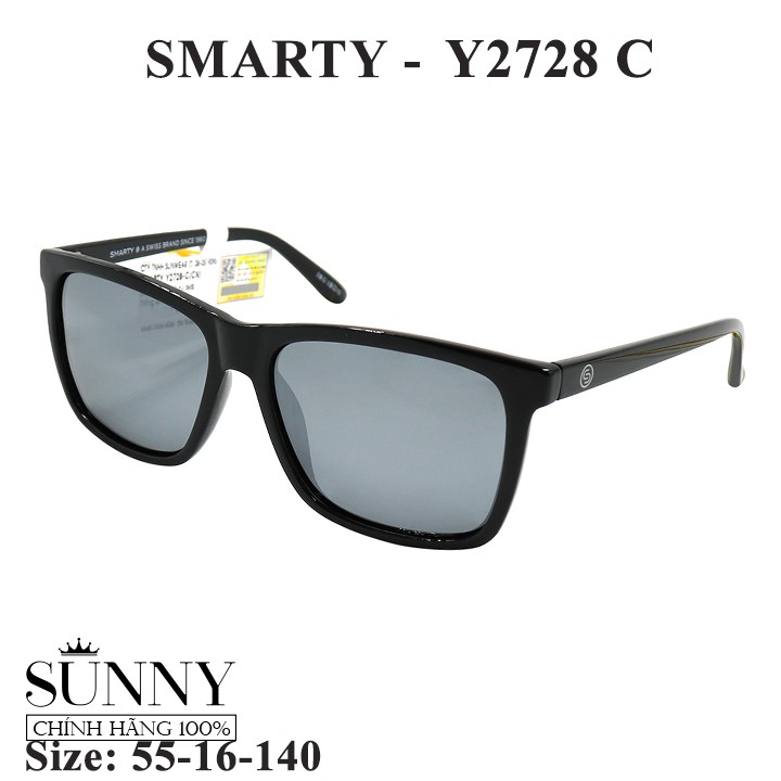 Y2728 C (55-16-140) - Kính mát Smarty chính hãng bảo hành toàn quốc
