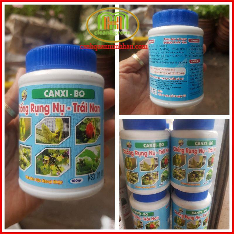 Phân bón chống rụng nụ, trái non cho Bầu bí mướp khổ qua Canxi - Bo 100gr