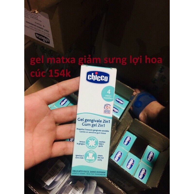 GEL GIẢM SƯNG LỢI CHICCO HOA CÚC