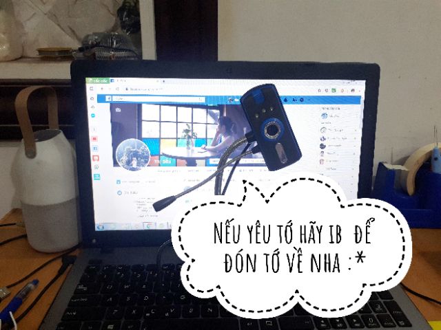 Webcam có Mic cho bé học Online