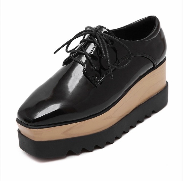 Giày da đế bánh mì Stella