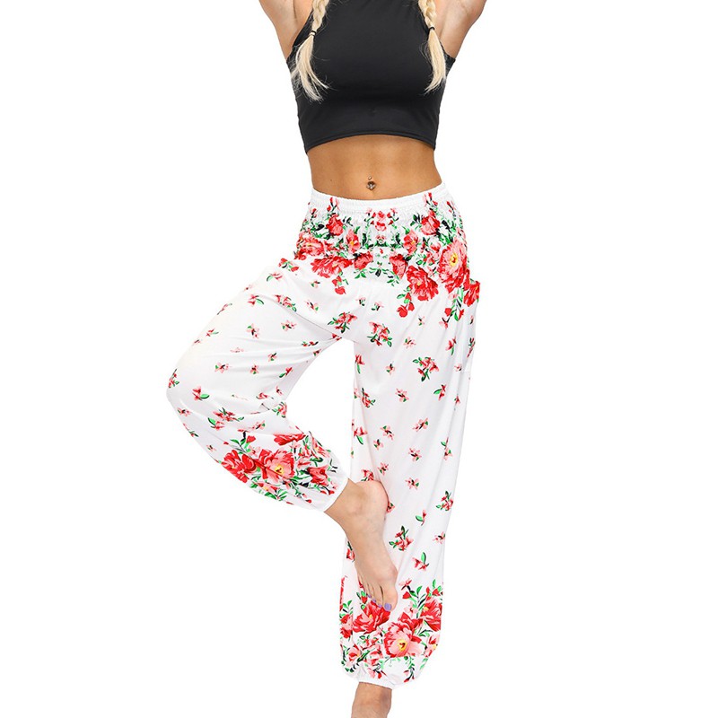 quần ống rộng In Họa Tiết Phong Cách Bohemian Dành Cho Nữ | BigBuy360 - bigbuy360.vn