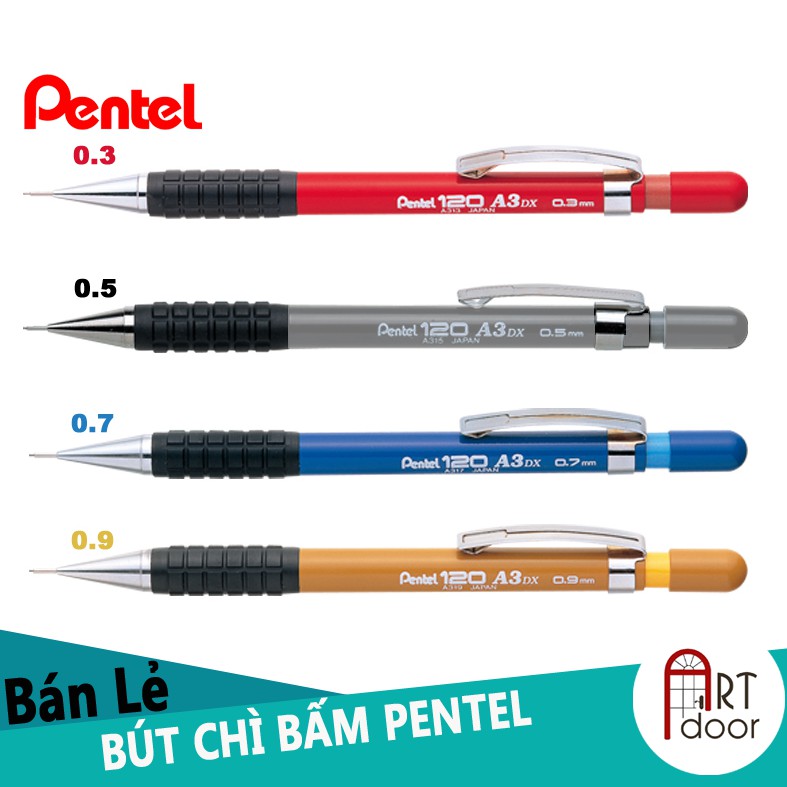 Bút chì bấm PENTEL vẽ kỹ thuật