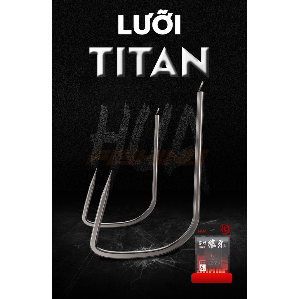 Lưỡi câu cá TITAN HUA cao cấp