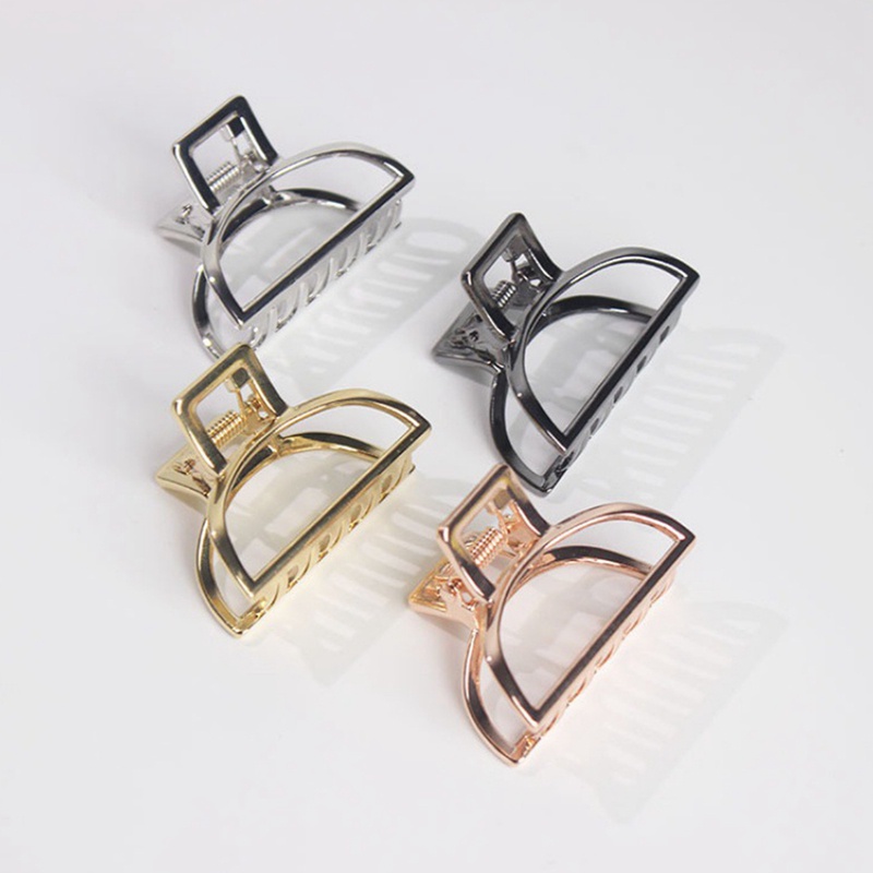 Kẹp Tóc Càng Cua Hình Mặt Trăng Màu Sắc Thời Trang