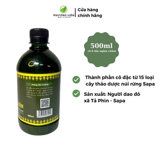 Nước ngâm chân Dao Đỏ - chai 500ml