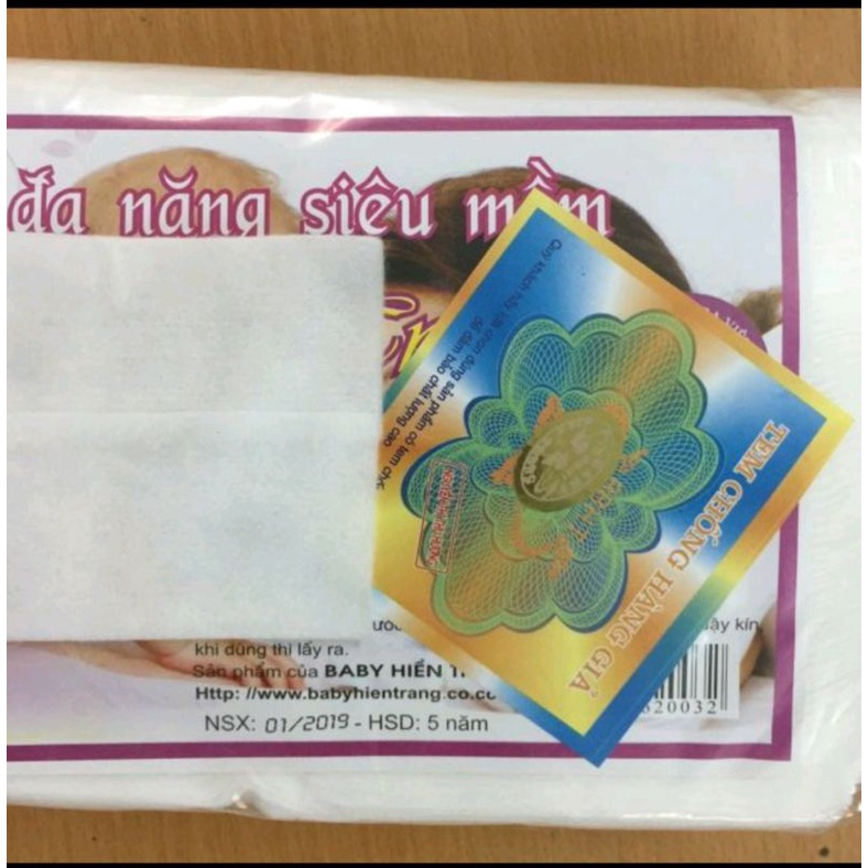 Khăn khô đa năng baby hiền trang, loại to 200g, sản phẩm tiện dụng làm khăn khô khăn ướt đều được, an toàn, tiết kiệm