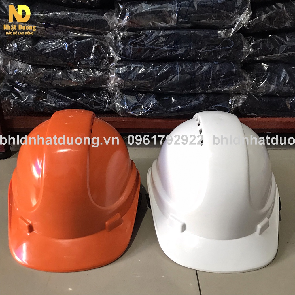 Nón bảo hộ lao động có lỗ thông hơi thoát khí - BB N011