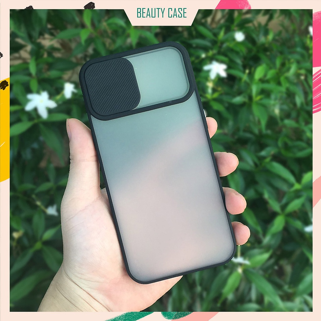 Ốp lưng iPhone nắp che camera nhiều màu