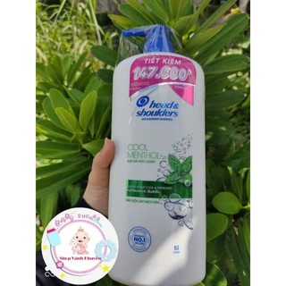 Dầu gội sạch gàu bạc hà Head&Shoulders 1200ml