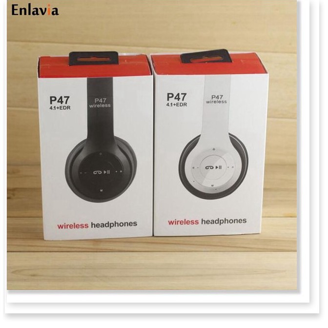 Tai nghe Bluetooth chụp tai P47 có khe cắm thẻ nhớ Bảo Hành 3 Tháng | BigBuy360 - bigbuy360.vn