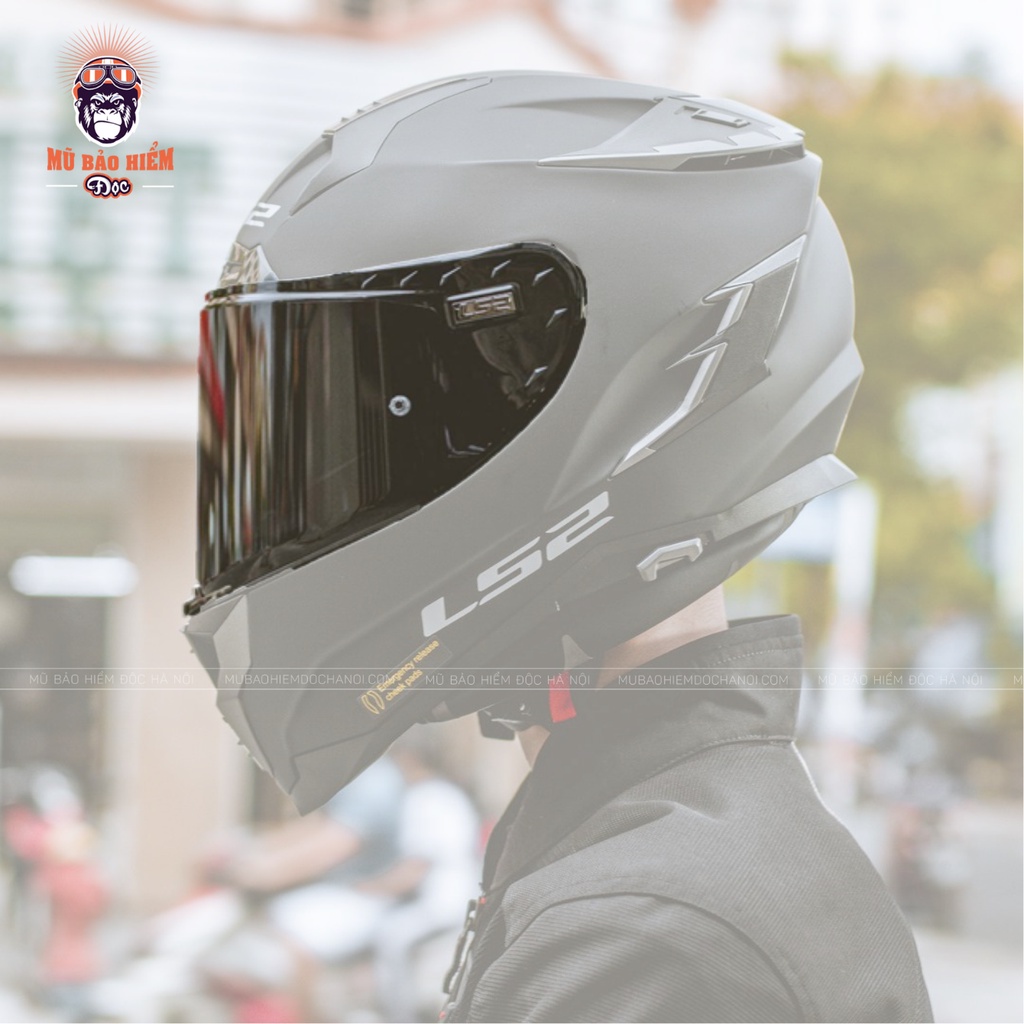 Kính Thay Thế Mũ Bảo Hiểm Fullface LS2 FF327 Challenger (Nhiều Màu)