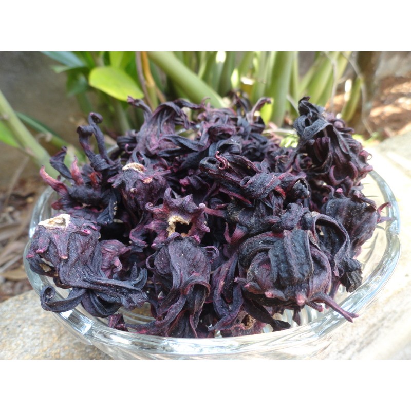 Đài hoa hibiscus/hoa atiso đỏ khô loại nguyên bông (1kg)