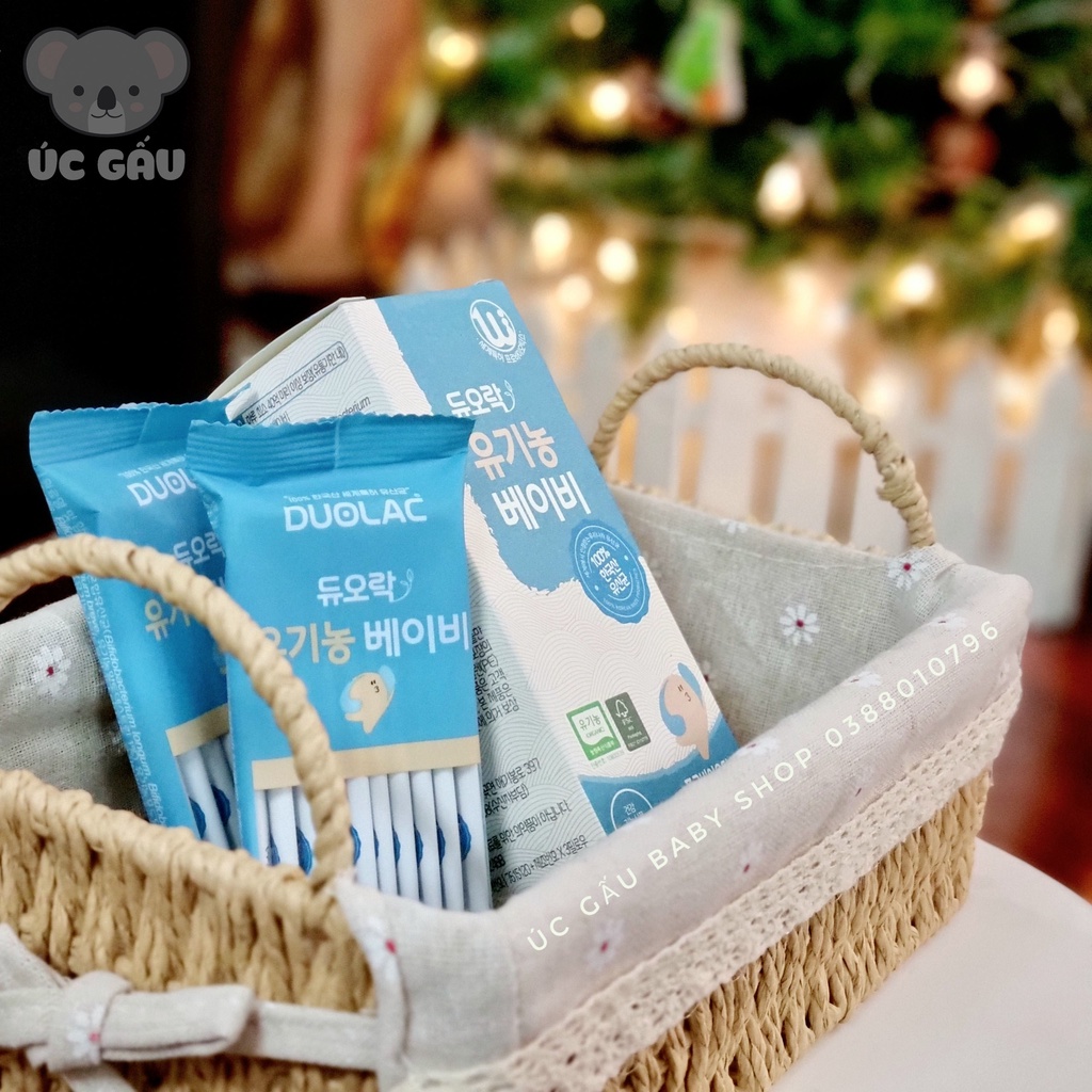 Men vi sinh hữu cơ Duolac Organic nội địa Hàn cho bé từ sơ sinh