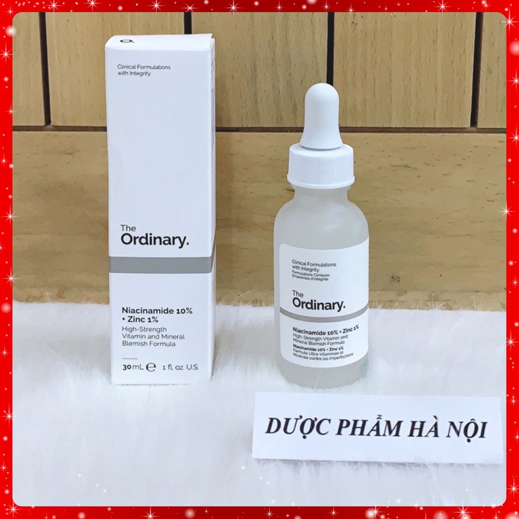 Serum The Ordinary Niacinamide 10% + Zinc 1% – Serum Chống Viêm, Giảm Kích Ứng Dành Cho Da Mụn