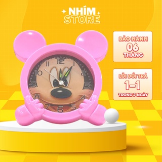 Đồng hồ báo thức để bàn hình Chuột Mickey đáng yêu - Đồng hồ Báo thức Nhím Store chuông kêu to giá rẻ