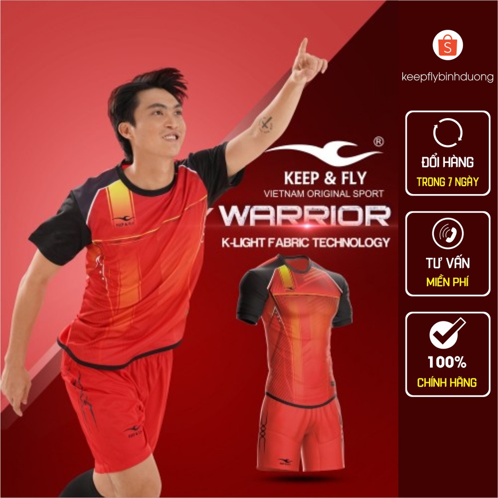Bộ Quần Áo Bóng Đá Warrior - Tuấn Anh x Keep & Fly