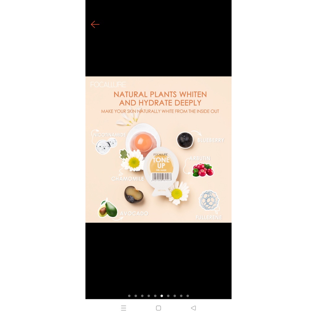 Mặt nạ FOCALLURE 3.8g, mặt nạ nội địa trung dưỡng sáng da, kiềm dầu, dưỡng ẩm sâu, se khít lỗ chân lông và giảm mụn