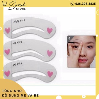 Set 3 khuôn kẻ chân mày