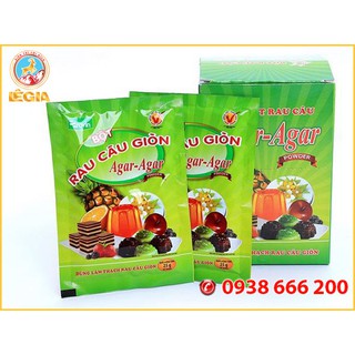 Bột rau câu giòn Hoàng Yến gói 25g (10 gói)