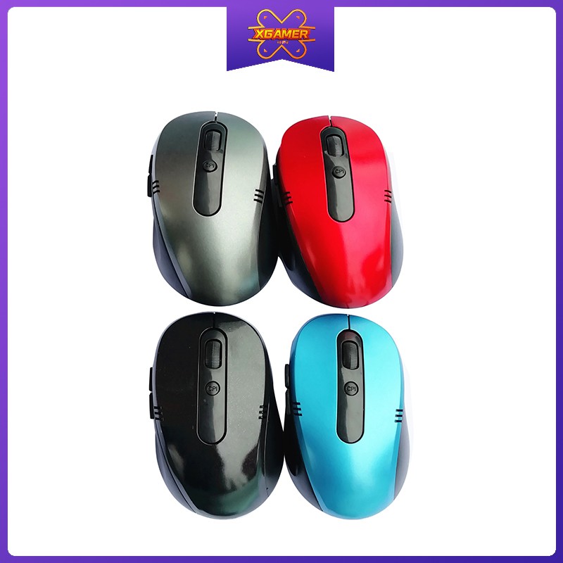 [Ready Stock] XGamer Wireless Mouse 2.4Ghz 1200 Dpi Wireless Nano USB Receiver with range up to 10M6/4