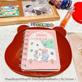 Sổ mini lò xo giấy trắng
