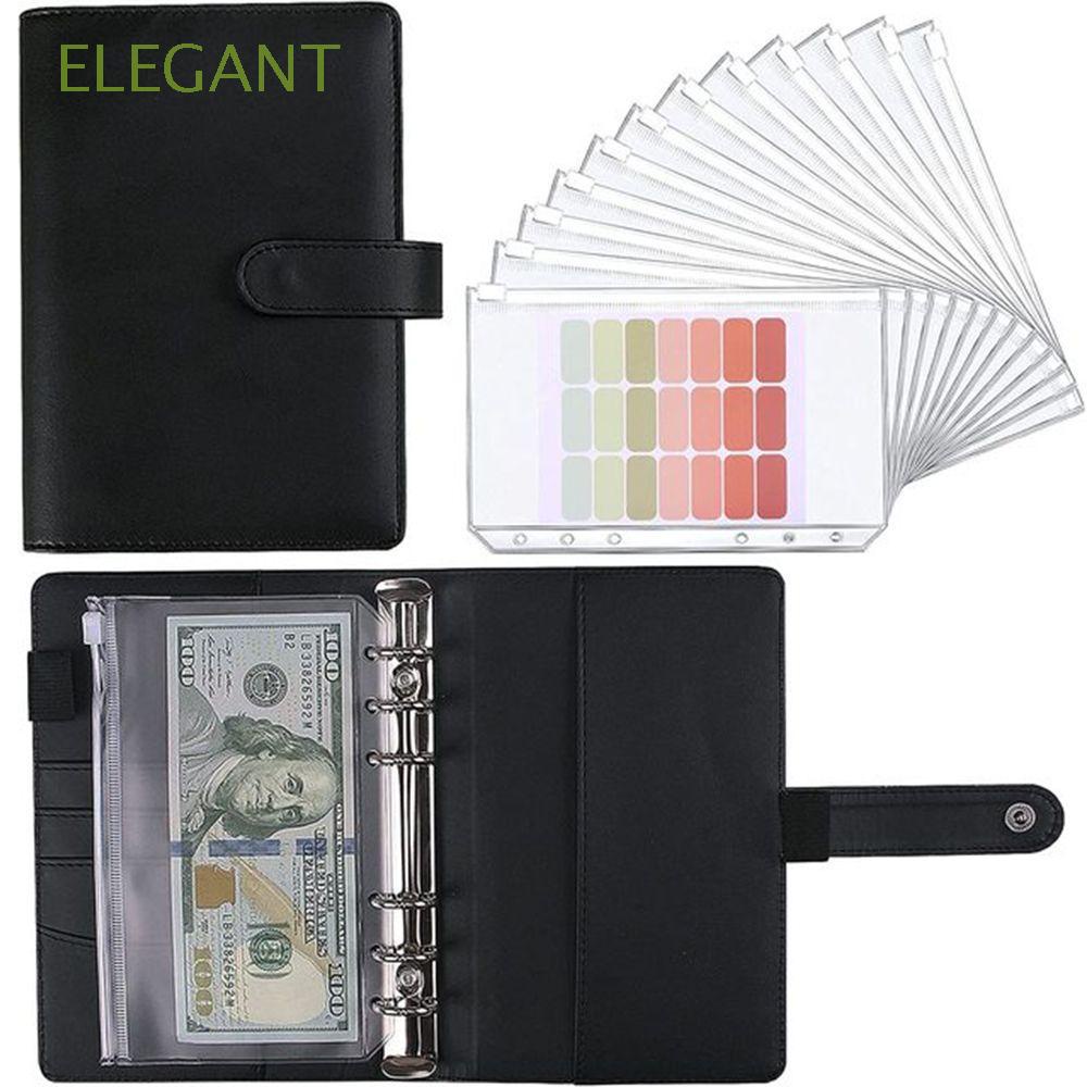 Sổ tay bìa da PU mini khổ A5/A6 nhiều lớp DIY