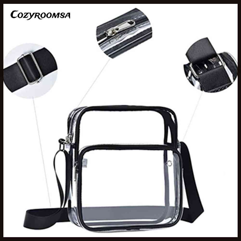 Túi Đeo Chéo Đựng Điện Thoại Chất Liệu PVC Trong Suốt Chống Thấm Nước