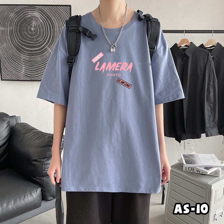 Áo Thun Nam Nữ Tay Lỡ Unisex Oversize Form Rộng Basic Tee Hình Màu Xanh Hình Typo Độc Đáo | BigBuy360 - bigbuy360.vn