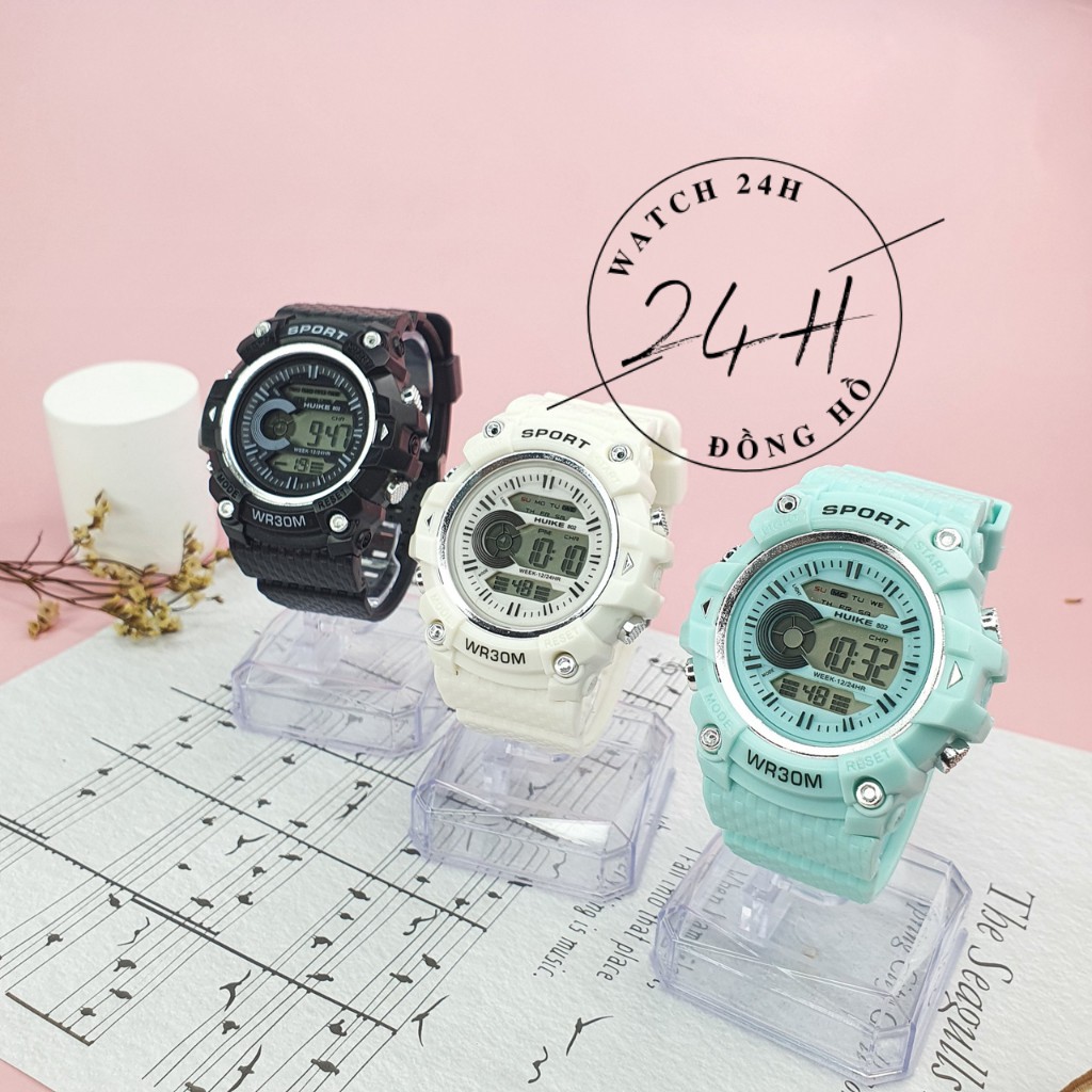 Đồng hồ thể thao nam nữ SP WR30M ,phong cách trẻ trung ,cool ngầu với dây đeo mềm ôm tay | BigBuy360 - bigbuy360.vn
