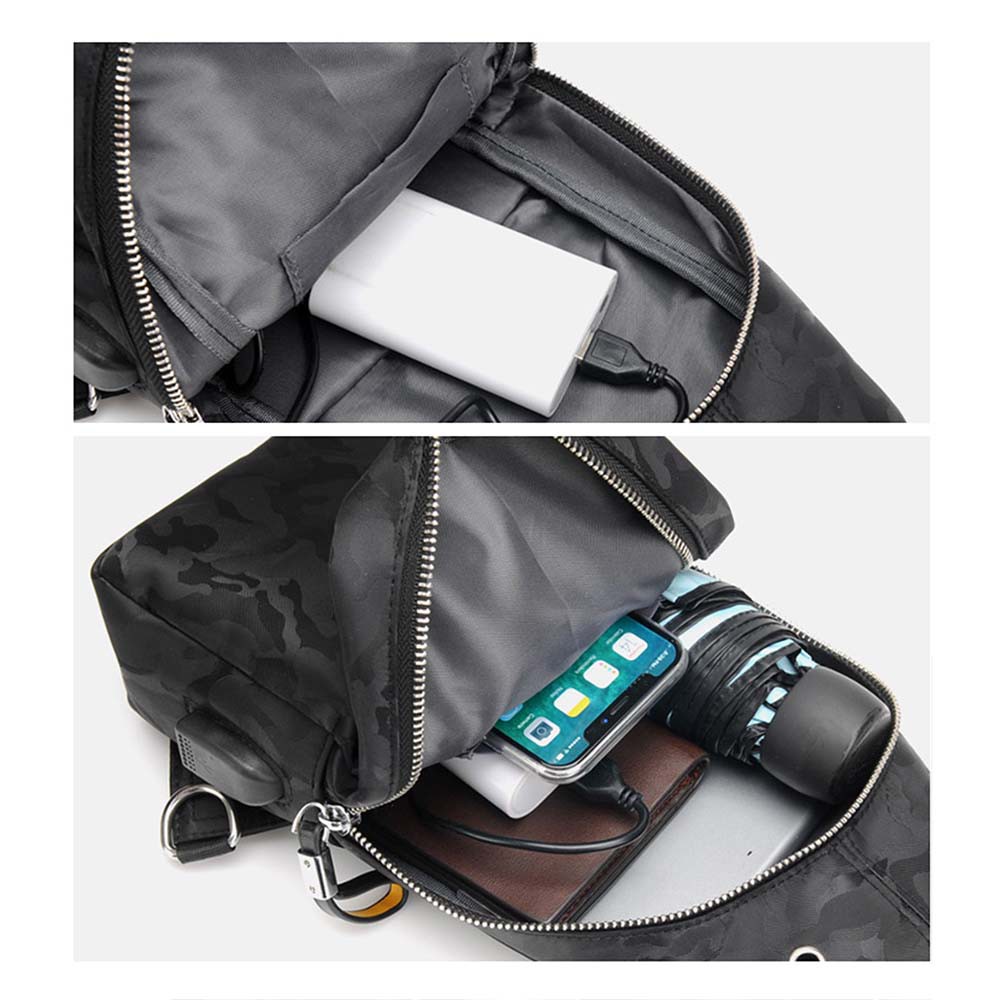 Túi Đeo Chéo Nam Đen CAMO Siêu Bền Chống Nước Chống Bụi Vải Oxford Chính Hãng TMOOS TM5630 Fiiago | BigBuy360 - bigbuy360.vn