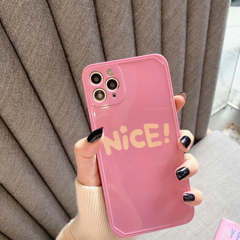 Ốp Điện Thoại Silicon In Chữ Tiếng Anh Dễ Thương Cho iPhone11pro / xsmax 8plus / 7 SE 12 / 12pro Xr